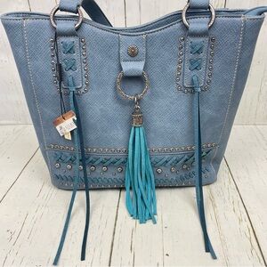 Montana‎ West Fringe Shoulder/Tote Bag *Concealed Carry Pocket